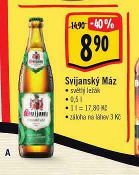 Albert Pivo svijanský máz nabídka