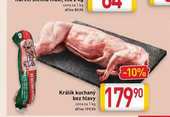 Billa Králík kuchaný nabídka