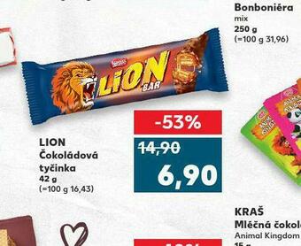 Kaufland Lion čokoládová tyčinka nabídka