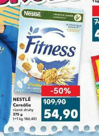 Kaufland Nesgtlé cereálie nabídka