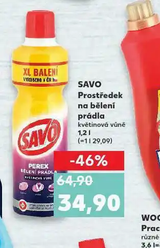 Kaufland Savo prostředek na bělšní prtádla nabídka