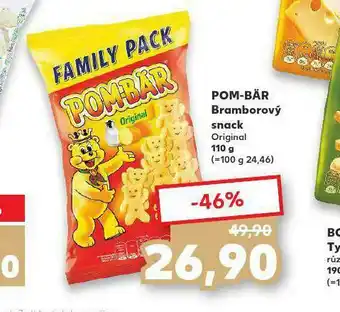 Kaufland Pom bär family snack nabídka