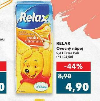 Kaufland Relax ovocný nápoj nabídka