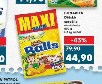 Kaufland Bonavita dětské cereálie nabídka