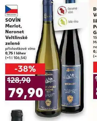 Kaufland Sovín neronet veltínské zelené nabídka