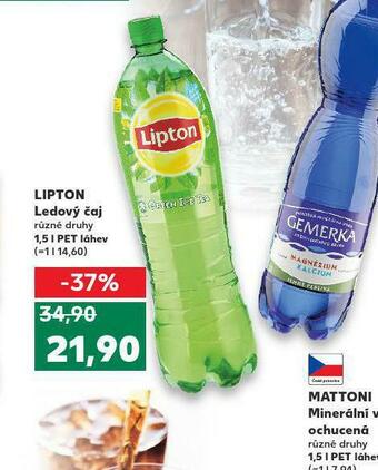 Kaufland Lipton ledový čaj nabídka
