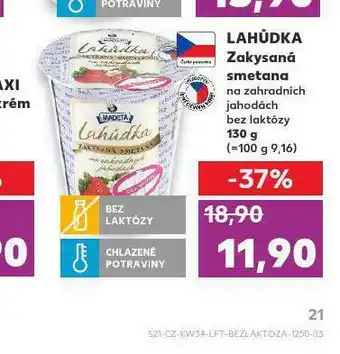 Lahůdky zakysaná smetana bez laktózy
