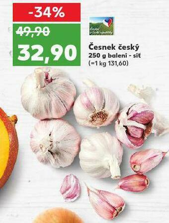 Kaufland Česnek český nabídka