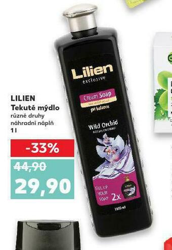 Kaufland Lilien tekuté mýdlo nabídka