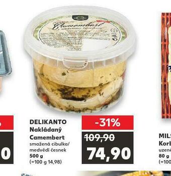 Kaufland Nakládaný camembert nabídka