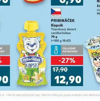 Kaufland Pribináček kapsík nabídka