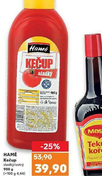Kaufland Hamé kečup nabídka