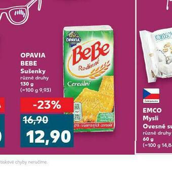 Kaufland Opavia bebe sušenky nabídka