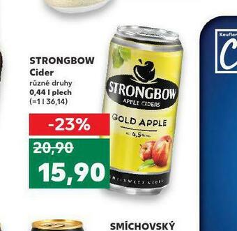 Kaufland Strongbow cider nabídka