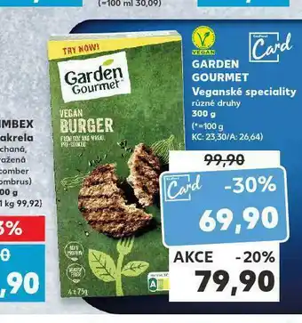 Kaufland Garden gourmet veganské spiciality nabídka