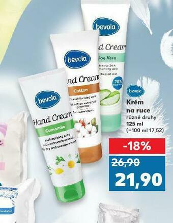 Kaufland Bevola krém na ruce nabídka