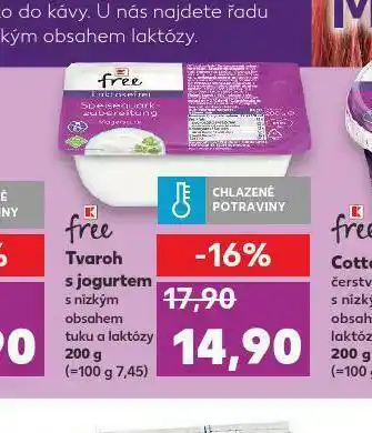Kaufland Tvaroh s jogurtem s nízkým obsahem laktózy nabídka