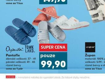 Kaufland Pantofle nabídka