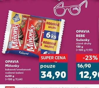 Kaufland Opavia miňonky nabídka