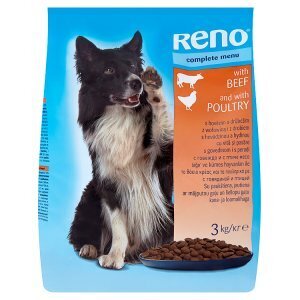 Jip Reno kompletní krmivo pro dospělé psy s hovězím a s drůbežím 3kg nabídka