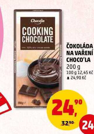 Penny Market Čokoláda na vaření choco'la, 200 g nabídka