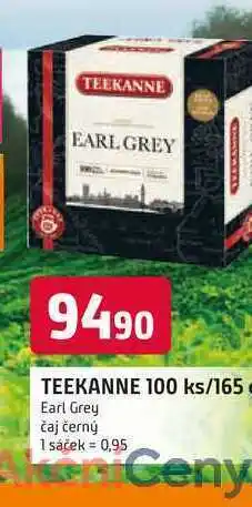 Trefa Teekanne earl grey černý čaj aromatizovaný, 100 sáčků, 82,5g nabídka