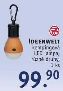 Rossmann Ideenwelt kempingová led lampa, 1 ks nabídka