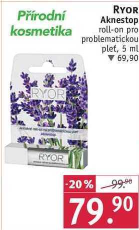 Rossmann Ryor aknestop roll-on pro problematickou pleť, 5 ml nabídka