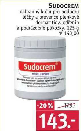 Rossmann Sudocrem ochranný krém, 125 g nabídka