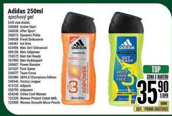 Tamda Foods Adidas 250ml sprchový gel nabídka