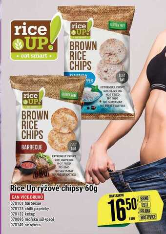 Tamda Foods Rice up rýžové chipsy 60 g nabídka