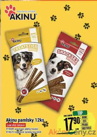 Tamda Foods Akinu pamlsky 12 ks nabídka
