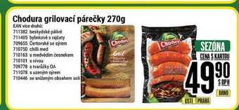 Tamda Foods Chodura grilovací párečky 270 g nabídka