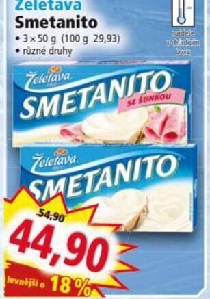 Norma Želetava Smetanito nabídka