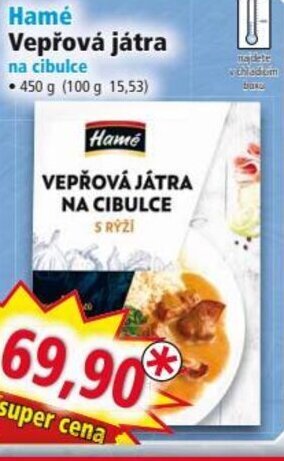 Norma Hamé Vepřová játra nabídka