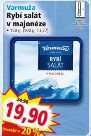 Norma Varmuza Rybí salát v majonéze nabídka