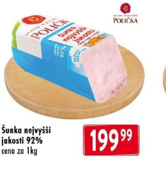 Qanto Šunka nejvyšší jakosti 92% cena za 1kg nabídka