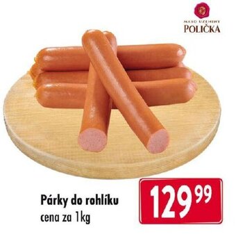 Qanto Párky do rohlíku cena za 1kg nabídka