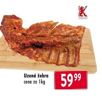 Qanto Uzená žebra cena za 1kg nabídka