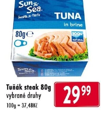 Qanto Tuňák steak 80g vybrané druhy nabídka
