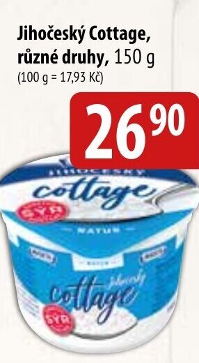 Bala Jihočeský Cottage, různé druhy, 150 g nabídka