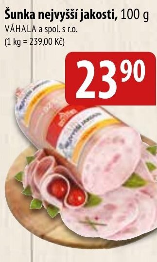 Bala Šunka nejvyšší jakosti, 100 g nabídka