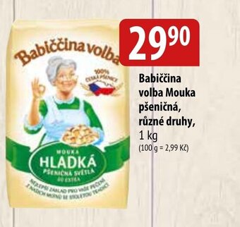 Bala Babiččina volba Mouka pšeničná, různé druhy, nabídka