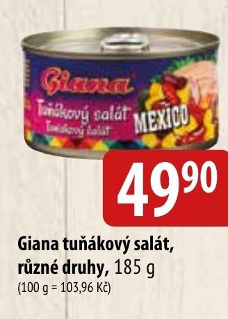 Bala Giana tuňákový salát, různé druhy, 185 g nabídka