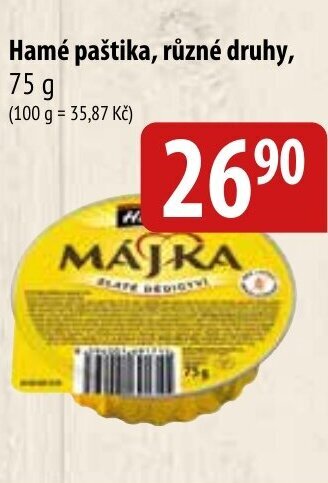 Bala Hamé paštika, různé druhy, nabídka