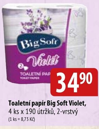 Bala Toaletní papír Big Soft Violet nabídka