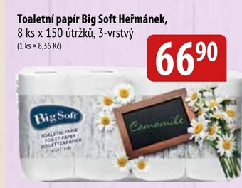 Bala Toaletní papír Big Soft Heřmánek, nabídka