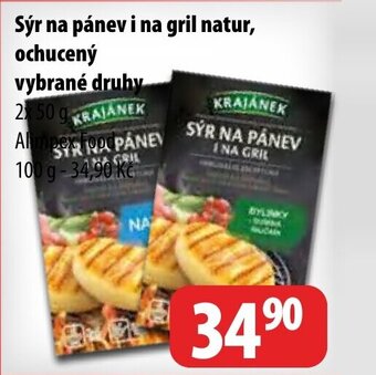Partner Maloobchodní síť Sýr na pánev i na gril natur, ochucený vybrané druhy nabídka