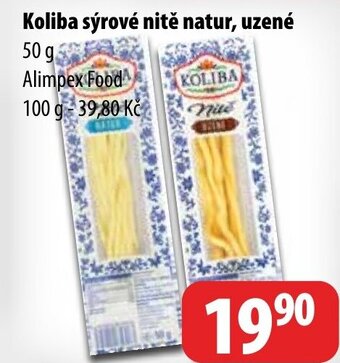 Partner Maloobchodní síť Koliba sýrové nitě natur, uzené nabídka