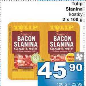 Jip Tulip slanina kostky 2 x 100 g nabídka